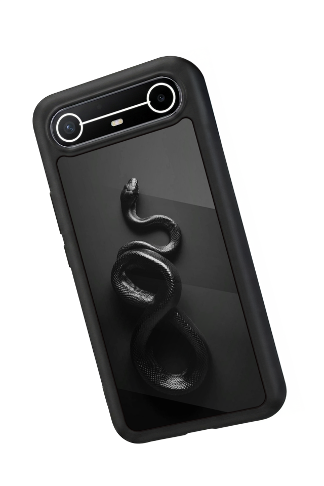 Tecno Spark Slim 5G Uyumlu Yılan Tasarımlı Glossy Premium Kılıf