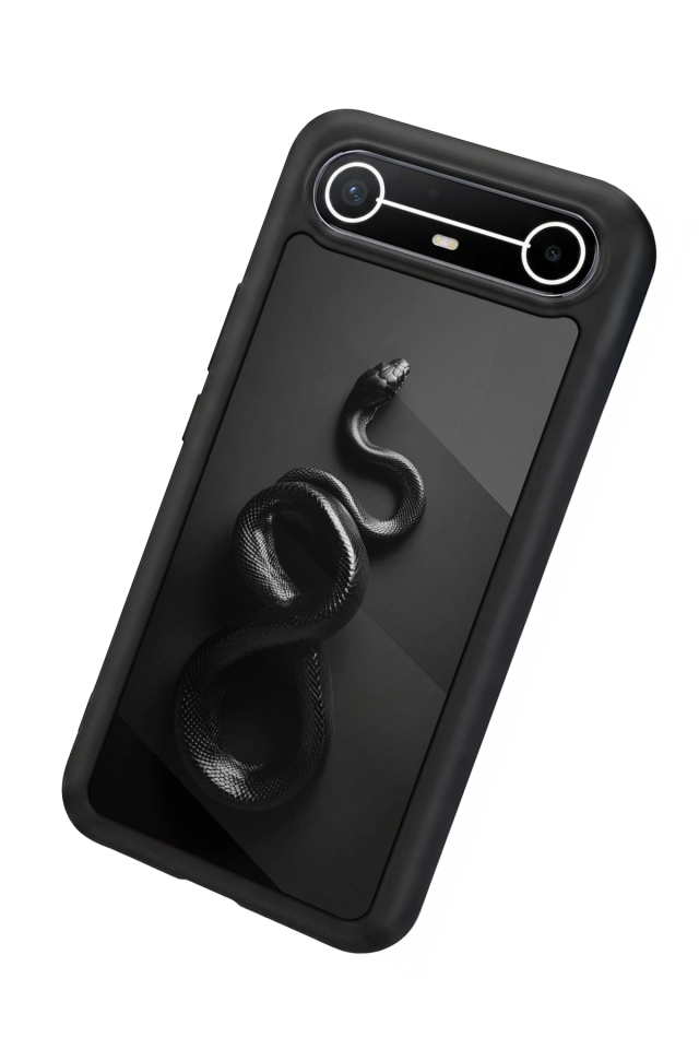Tecno Spark Slim 5G Uyumlu Yılan Tasarımlı Glossy Premium Kılıf