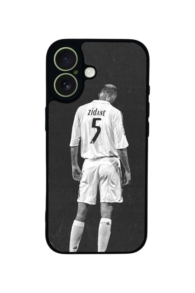 iPhone 17 Uyumlu Zidane Tasarımlı Glossy Premium Kılıf