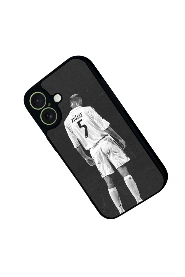 iPhone 17 Uyumlu Zidane Tasarımlı Glossy Premium Kılıf