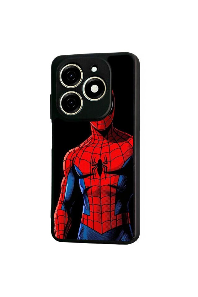 Infınıx Smart 8 Pro Uyumlu Spider Man ( Örümcek Adam ) Tasarımlı Glossy Premium Kılıf