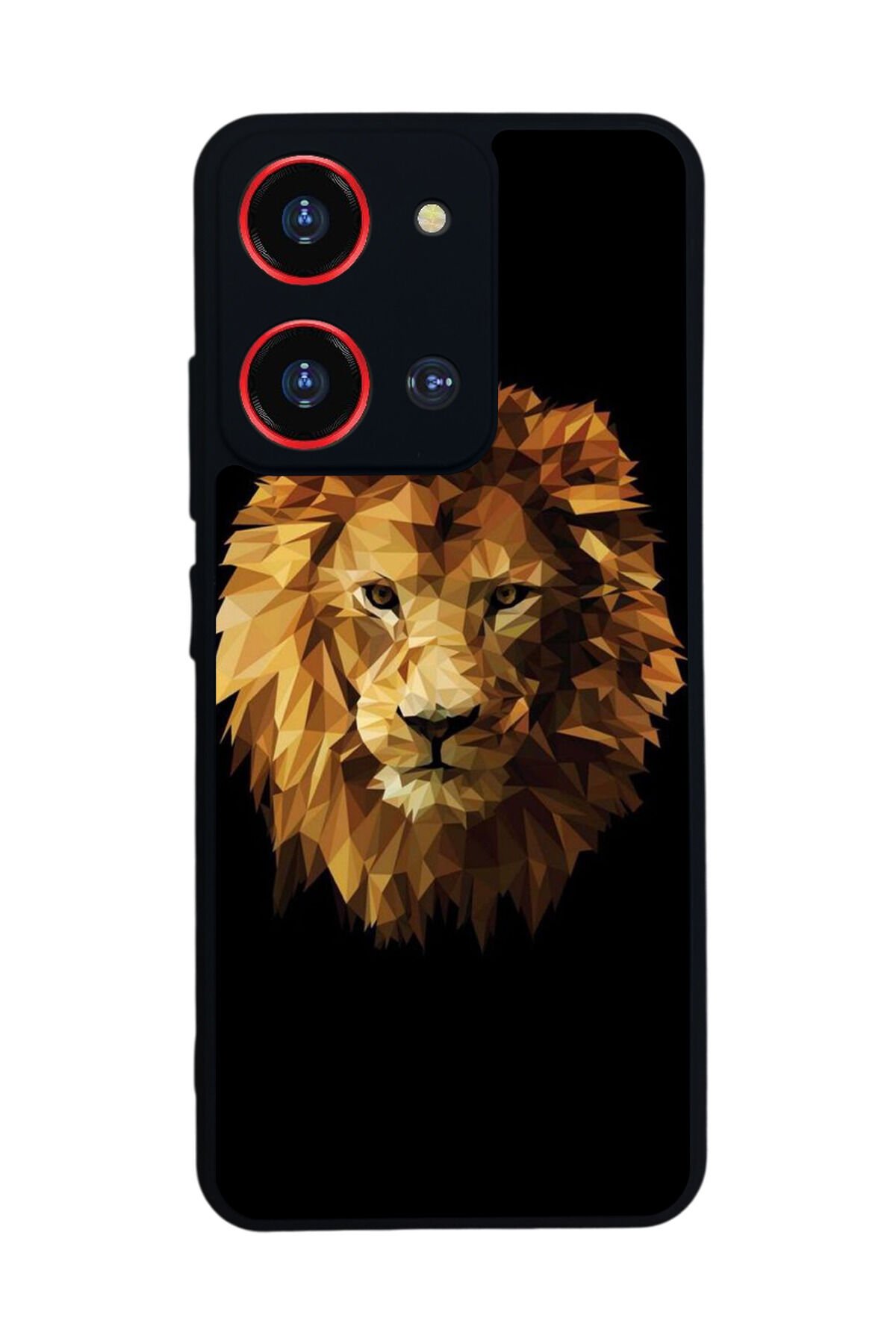Reeder S19 Max Pro S 108MP Uyumlu Aslan Tasarımlı Glossy Premium Kılıf
