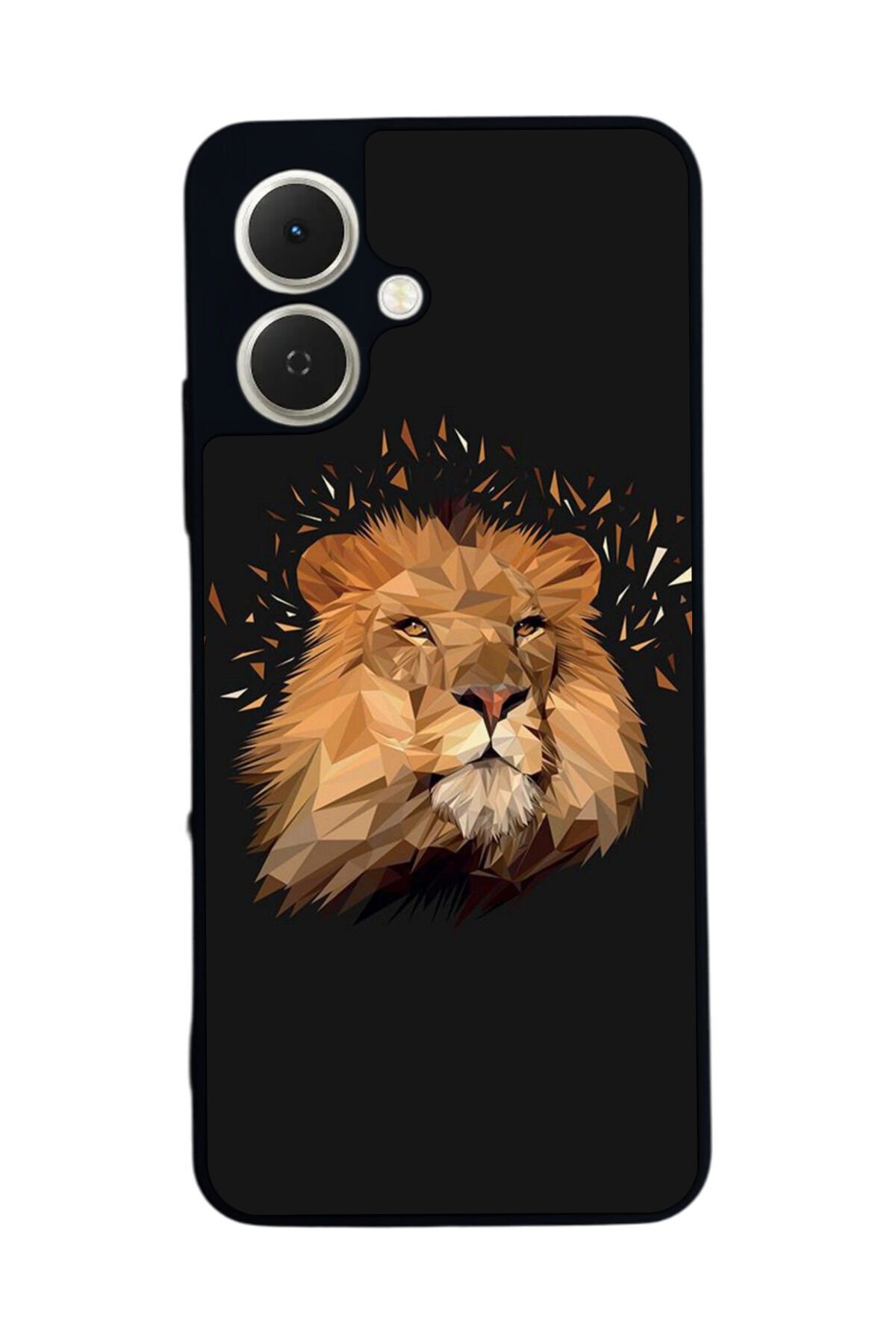 Tecno Spark GO 2 Uyumlu Aslan Tasarımlı Glossy Premium Kılıf