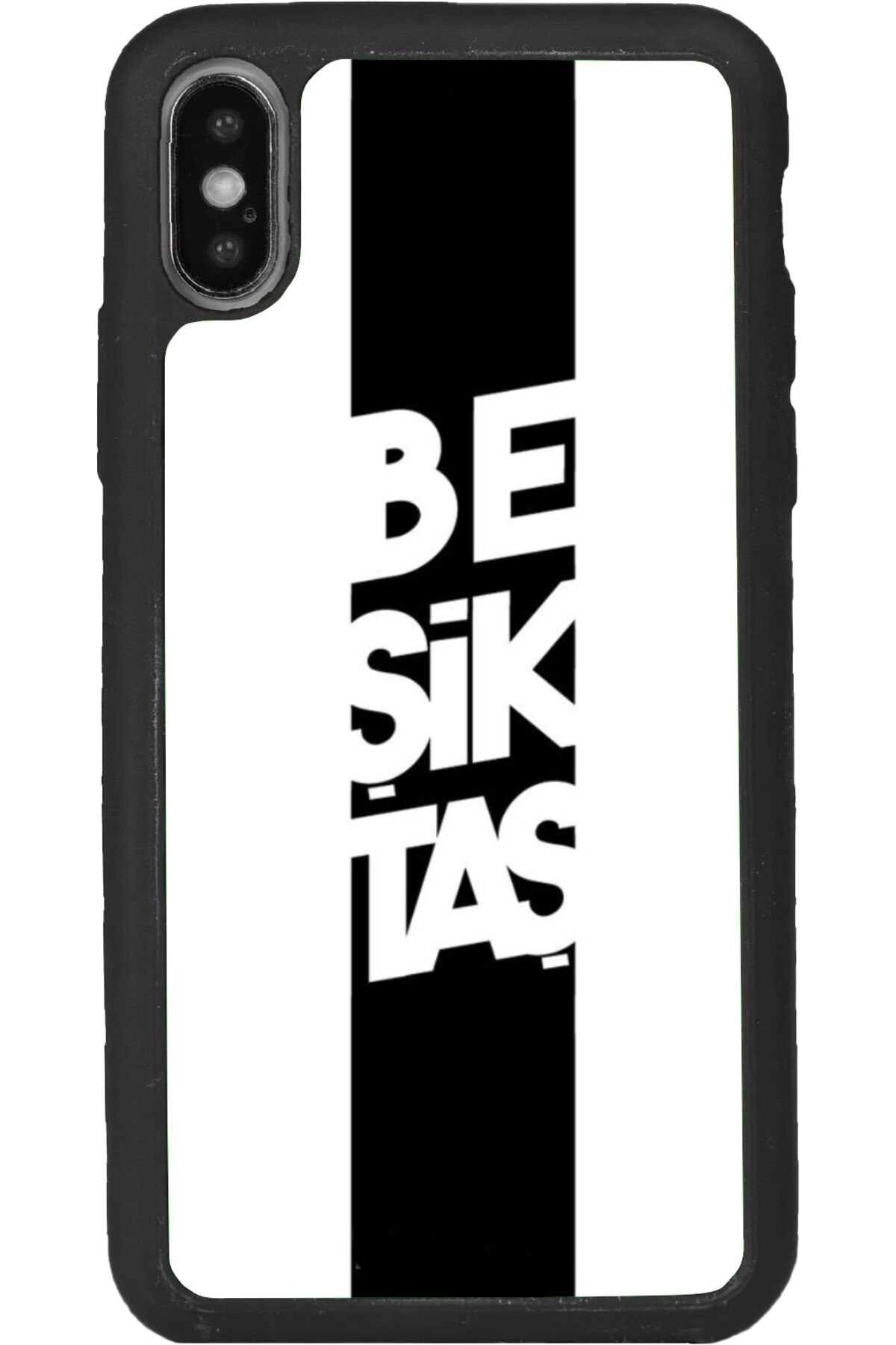 iPhone XS Max Uyumlu Mat Siyah uyumlu Kılıf – Yumuşak Silikon, Koruyucu, Şok Emici Kapak