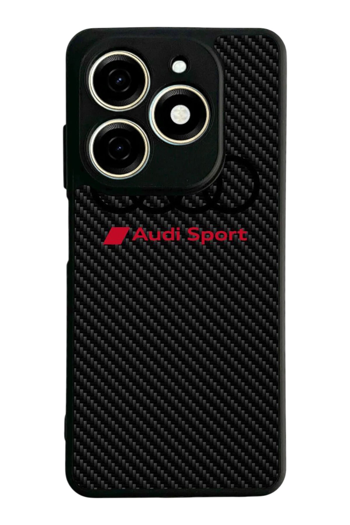 Infınıx Smart 8 Pro Uyumlu Audi Tasarımlı Glossy Premium Kılıf