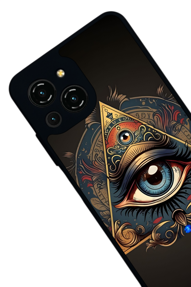 Reeder S23 Pro Max Uyumlu Göz Tasarımlı Glossy Premium Kılıf