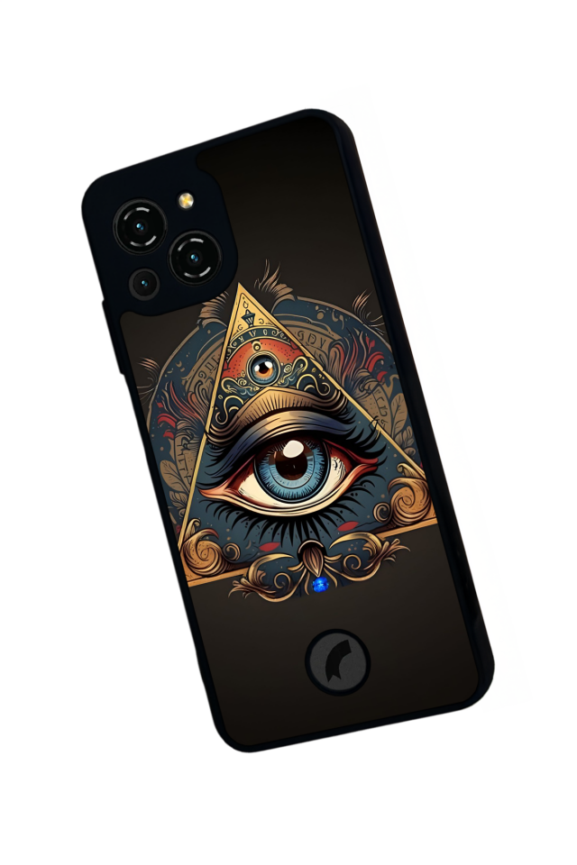 Reeder S23 Pro Max Uyumlu Göz Tasarımlı Glossy Premium Kılıf