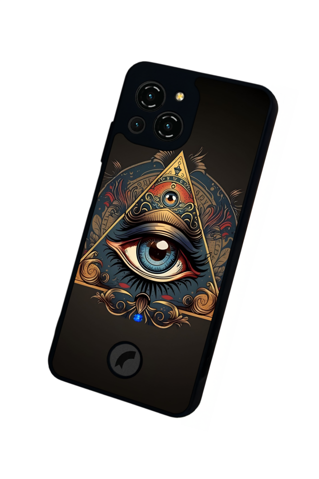 Reeder S23 Pro Max Uyumlu Göz Tasarımlı Glossy Premium Kılıf