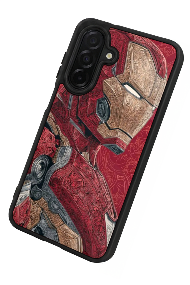 Samsung Galaxy A56 Uyumlu Iron Man ( Demir Adam ) Tasarımlı Glossy Premium Kılıf