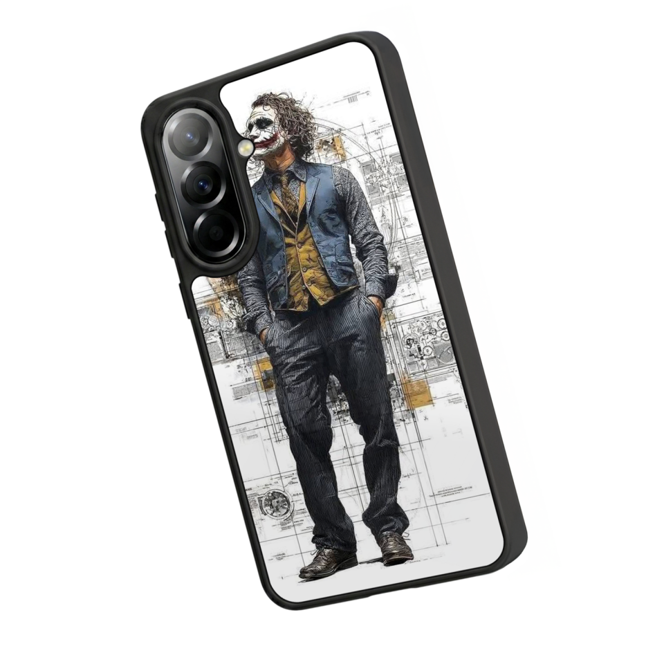 Samsung Galaxy A57 Uyumlu Joker Tasarımlı Glossy Premium Kılıf