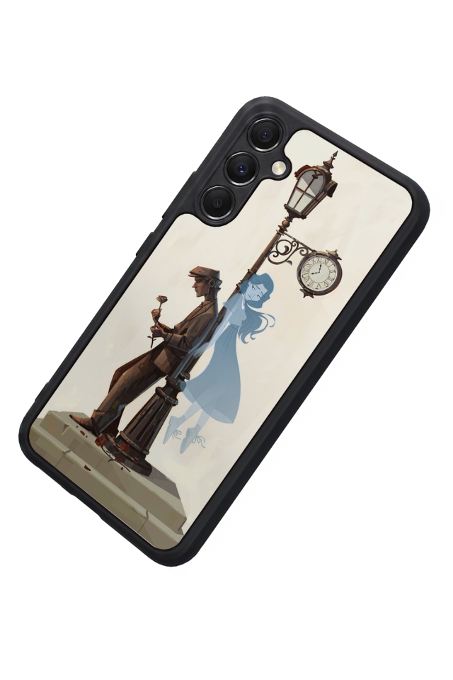 Samsung Galaxy M34 Uyumlu  Kalp Love Tasarımlı Glossy Premium Kılıf