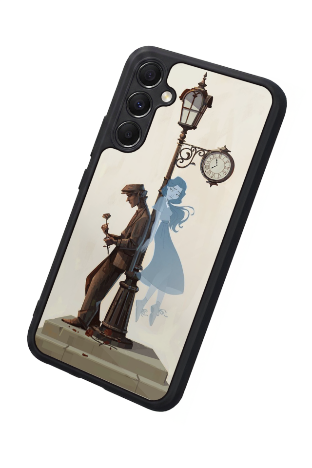 Samsung Galaxy M34 Uyumlu  Kalp Love Tasarımlı Glossy Premium Kılıf