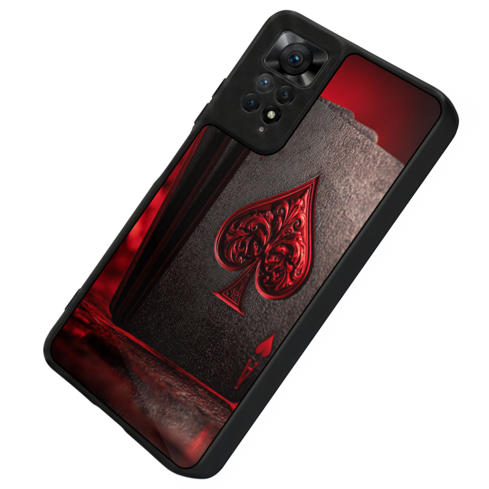 Xiaomi Redmi Note 11 Pro Uyumlu Kart Tasarımlı Glossy Premium Kılıf