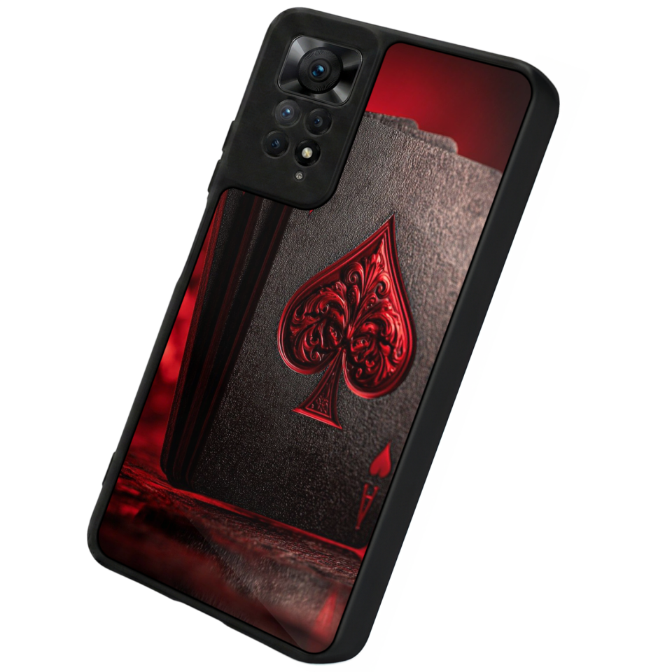Xiaomi Redmi Note 11 Pro Uyumlu Kart Tasarımlı Glossy Premium Kılıf