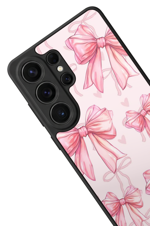 Samsung Galaxy S26 Ultra Uyumlu Kurdele Tasarımlı Glossy Premium Kılıf