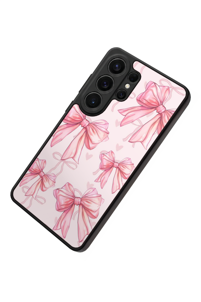 Samsung Galaxy S26 Ultra Uyumlu Kurdele Tasarımlı Glossy Premium Kılıf