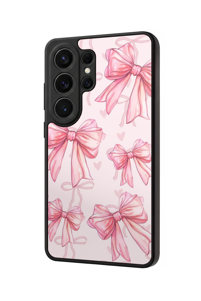Samsung Galaxy S26 Ultra Uyumlu Kurdele Tasarımlı Glossy Premium Kılıf