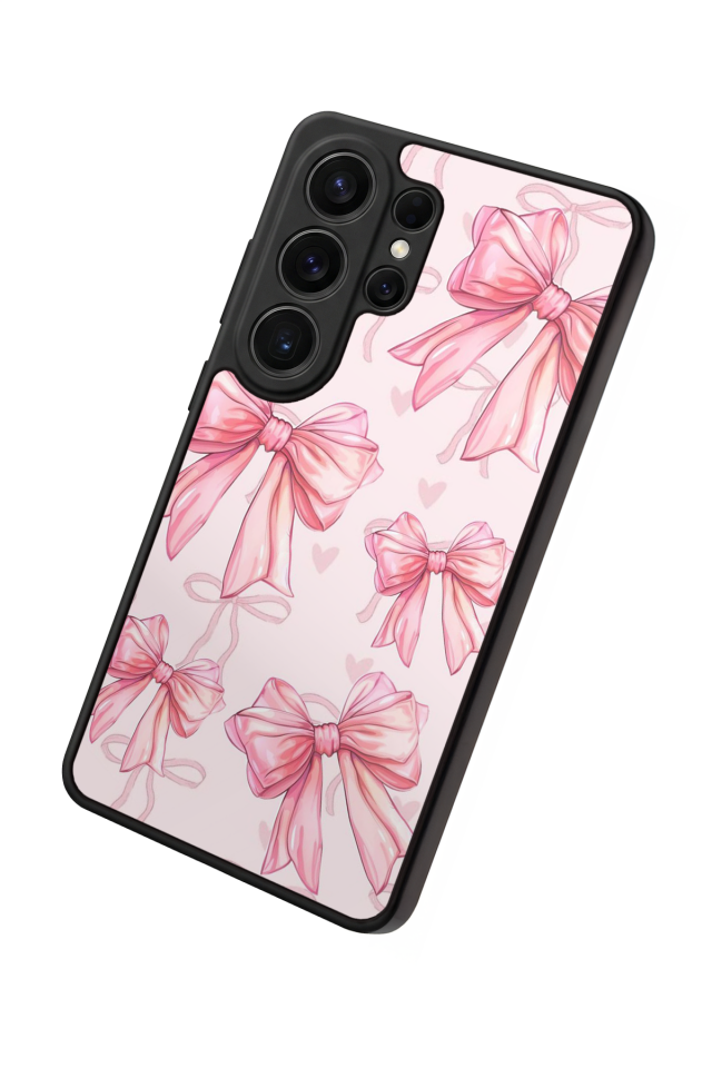 Samsung Galaxy S26 Ultra Uyumlu Kurdele Tasarımlı Glossy Premium Kılıf