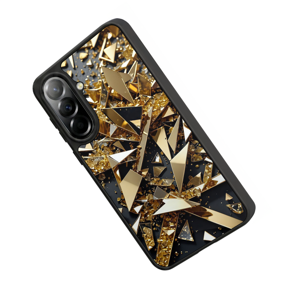 Samsung Galaxy A37 Uyumlu Mermer Marble Tasarımlı Glossy Premium Kılıf