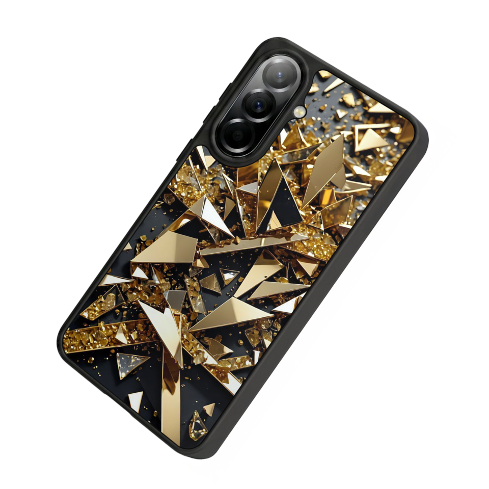 Samsung Galaxy A37 Uyumlu Mermer Marble Tasarımlı Glossy Premium Kılıf