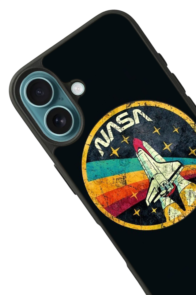 iPhone 16 Uyumlu Nasa Tasarımlı Glossy Premium Kılıf
