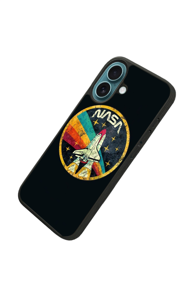 iPhone 16 Uyumlu Nasa Tasarımlı Glossy Premium Kılıf