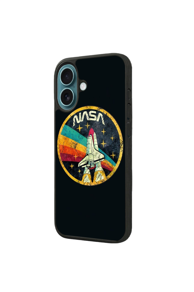iPhone 16 Uyumlu Nasa Tasarımlı Glossy Premium Kılıf