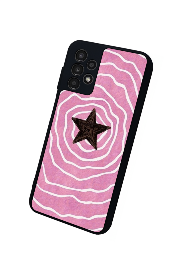 Samsung Galaxy A23 Uyumlu Retro Yildizlar Tasarımlı Glossy Premium Kılıf