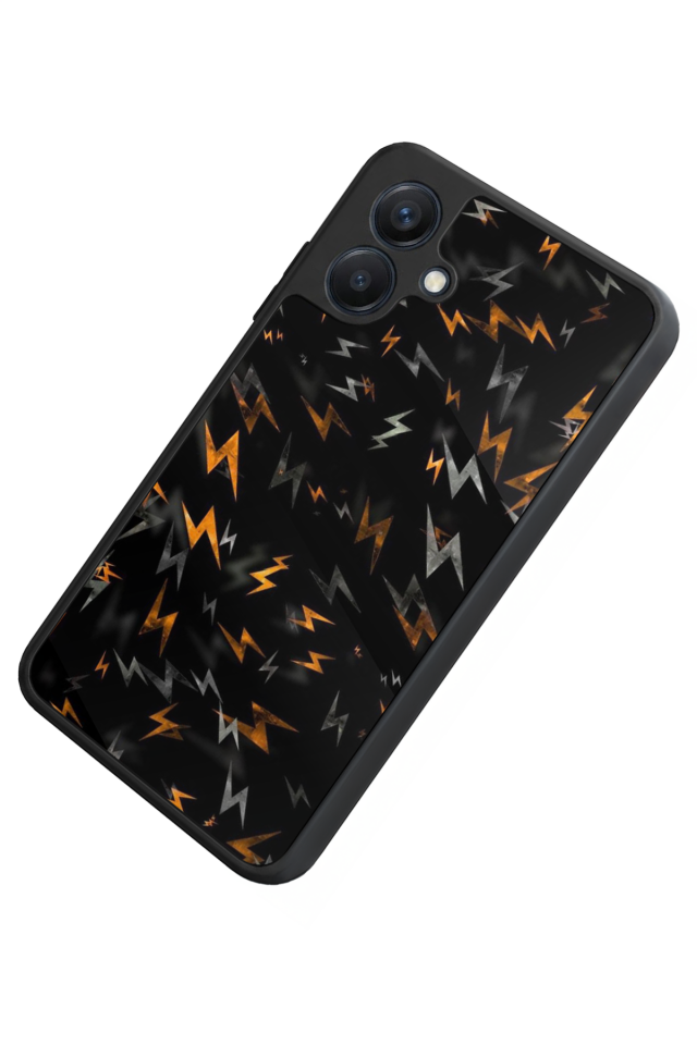 Samsung Galaxy A07 Uyumlu Simsek Tasarımlı Glossy Premium Kılıf