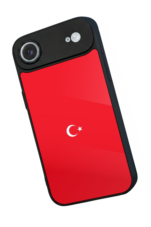 iPhone 17 Air Uyumlu Türk Bayragi Tasarımlı Glossy Premium Kılıf