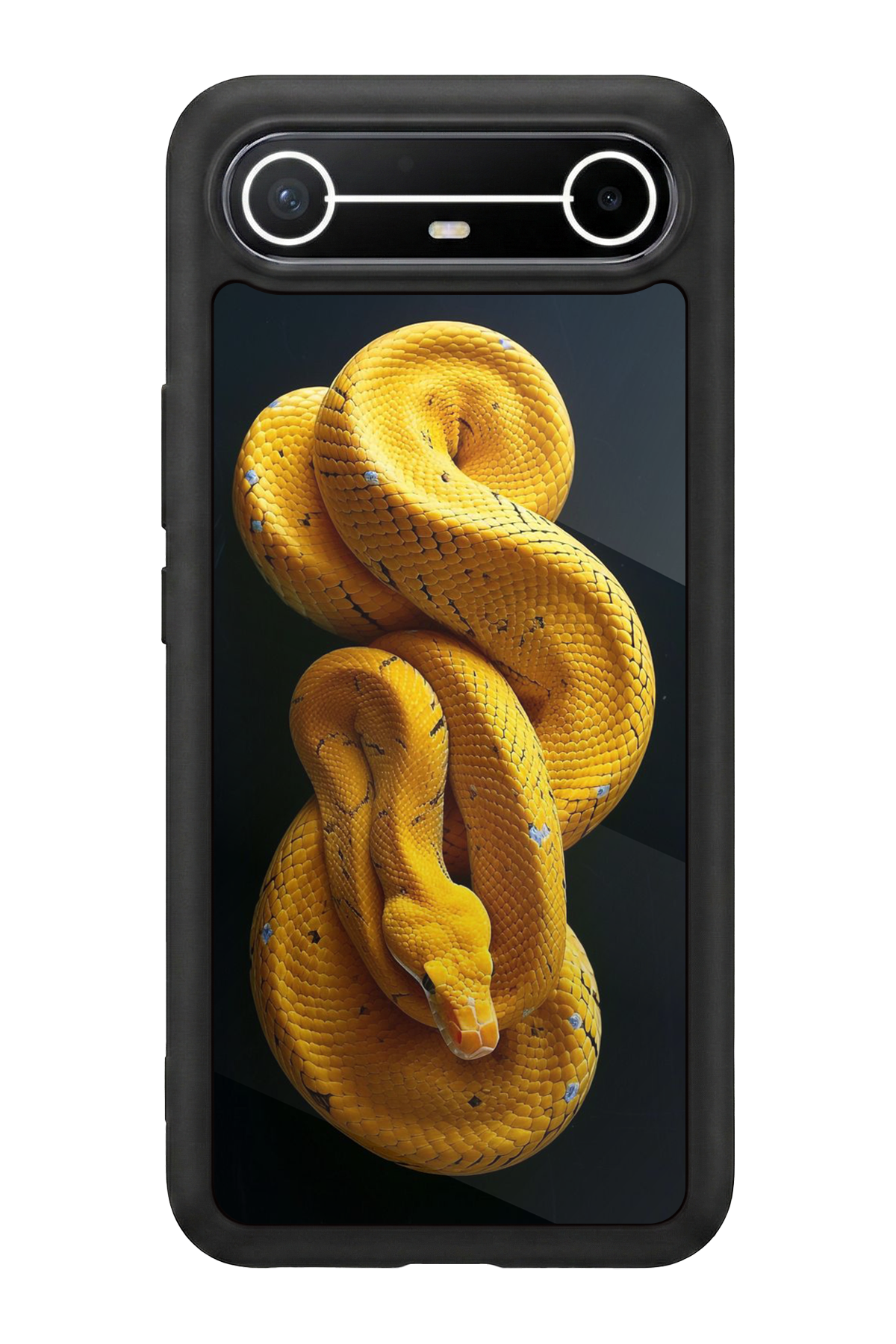 Tecno Spark Slim 5G Uyumlu Yılan Tasarımlı Glossy Premium Kılıf