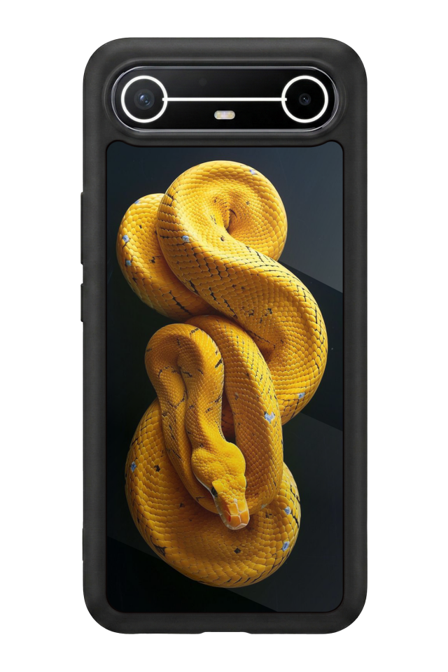 Tecno Spark Slim 5G Uyumlu Yılan Tasarımlı Glossy Premium Kılıf