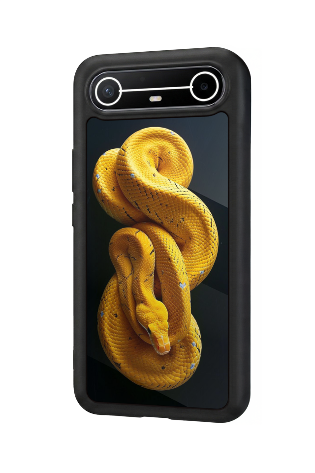 Tecno Spark Slim 5G Uyumlu Yılan Tasarımlı Glossy Premium Kılıf