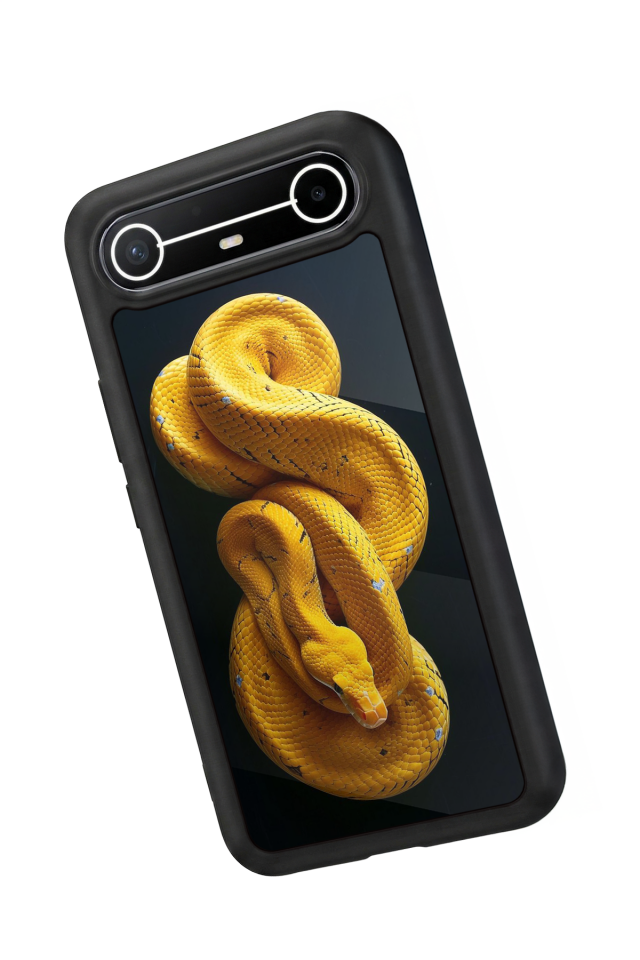 Tecno Spark Slim 5G Uyumlu Yılan Tasarımlı Glossy Premium Kılıf