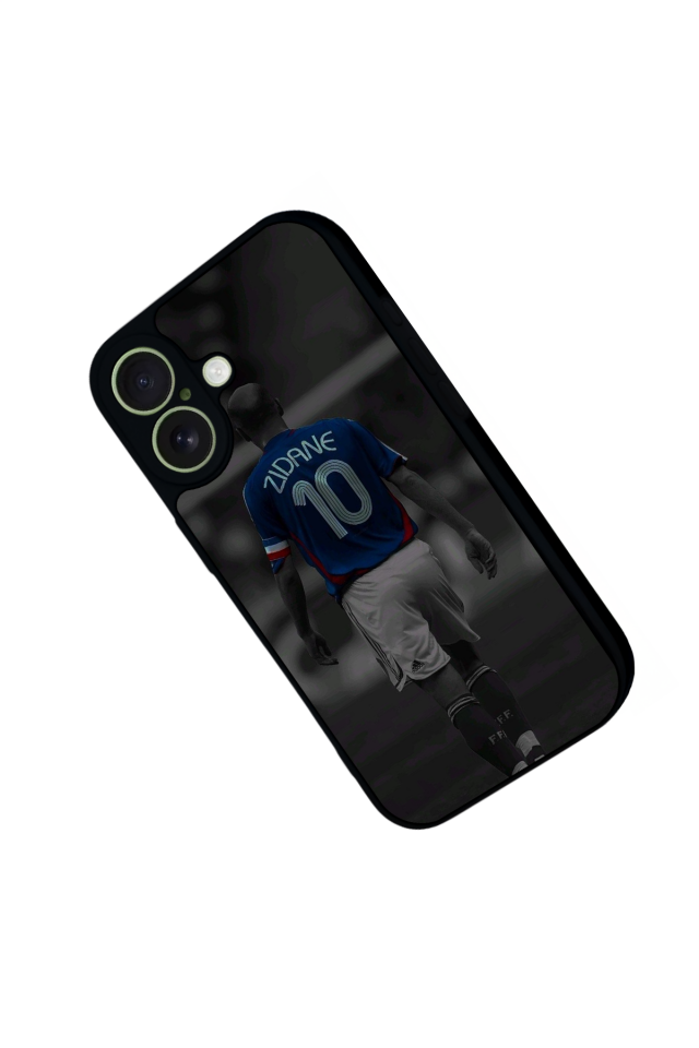 iPhone 17 Uyumlu Zidane Tasarımlı Glossy Premium Kılıf