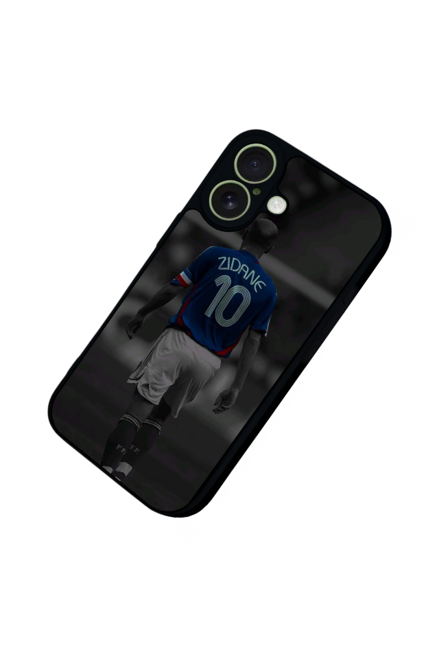 iPhone 17 Uyumlu Zidane Tasarımlı Glossy Premium Kılıf