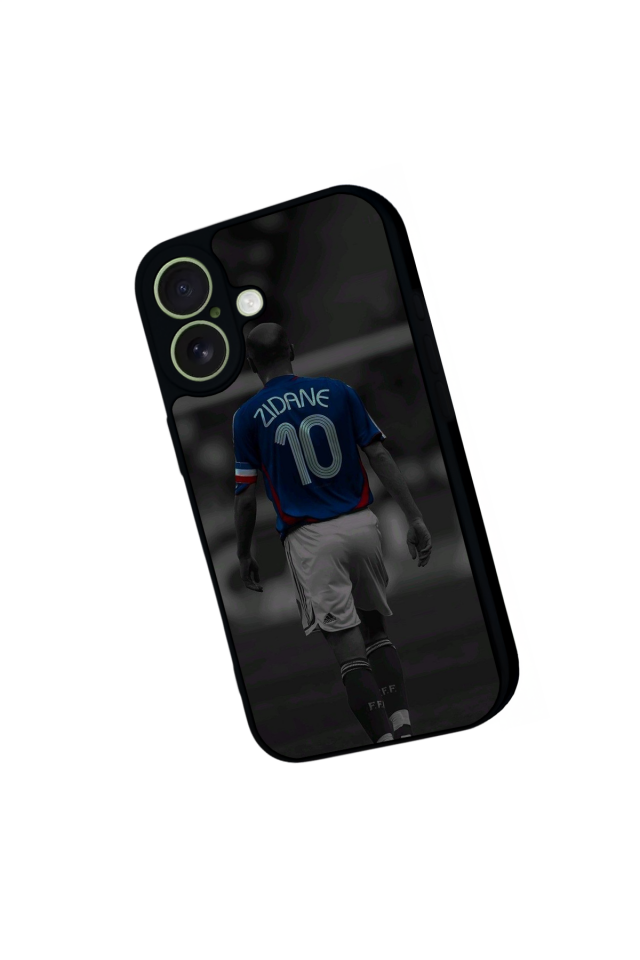 iPhone 17 Uyumlu Zidane Tasarımlı Glossy Premium Kılıf