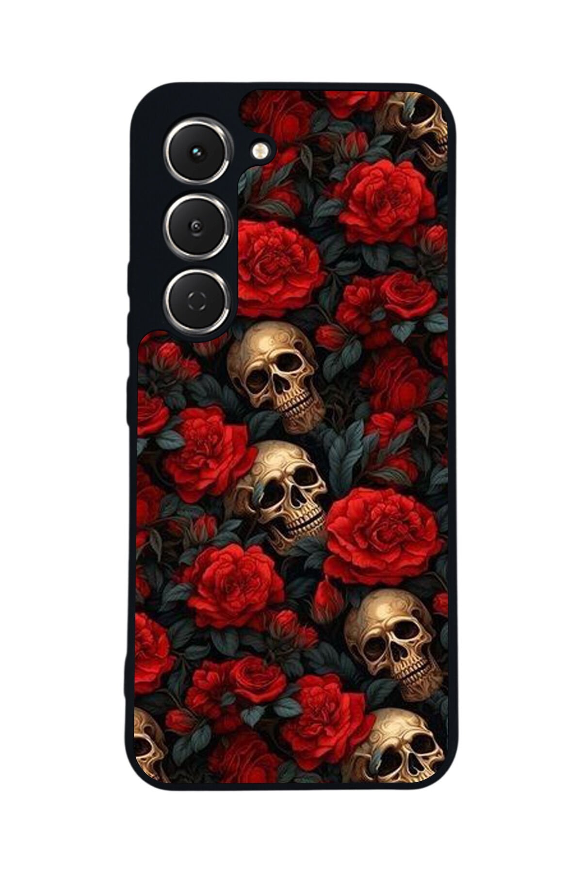Tecno Spark 40 Pro Uyumlu KuruKafa Tasarımlı Glossy Premium Kılıf