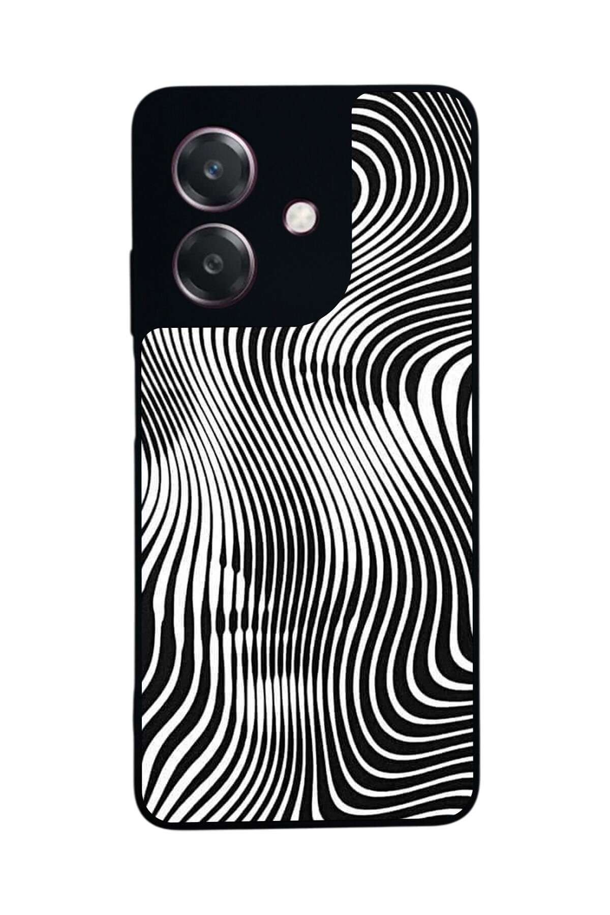 Oppo A3 5G Uyumlu Çizgi Sanatı Tasarımlı Glossy Premium Kılıf