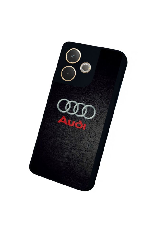 Oppo A5 Pro Uyumlu Audi Tasarımlı Glossy Premium Kılıf