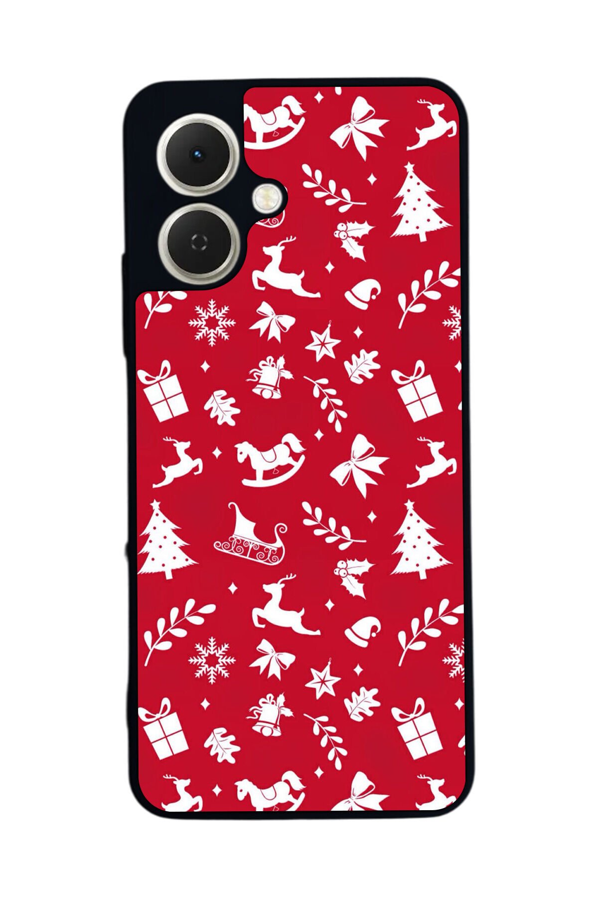 Tecno Spark GO 2 Uyumlu Yilbasi Christmas Tasarımlı Glossy Premium Kılıf