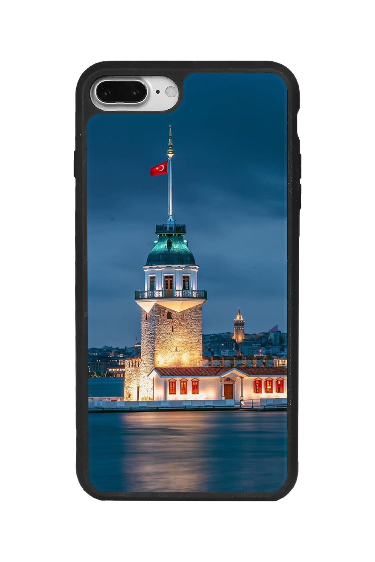 Apple iPhone 7 Plus Siyah Silikon Kılıf Çiziklere ve Darbelere Karşı Koruma
