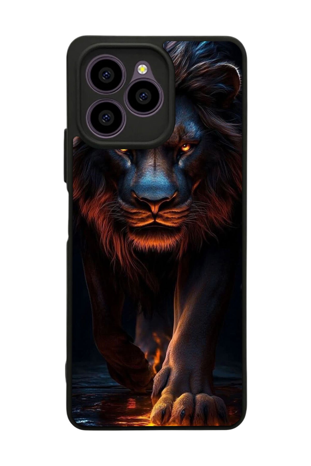 Omix X6 Uyumlu Aslan Tasarımlı Glossy Premium Kılıf