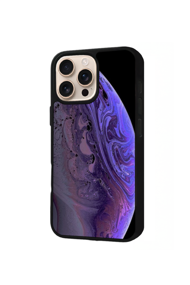 iPhone 16 Pro Max Uyumlu Ay Tasarımlı Glossy Premium Kılıf