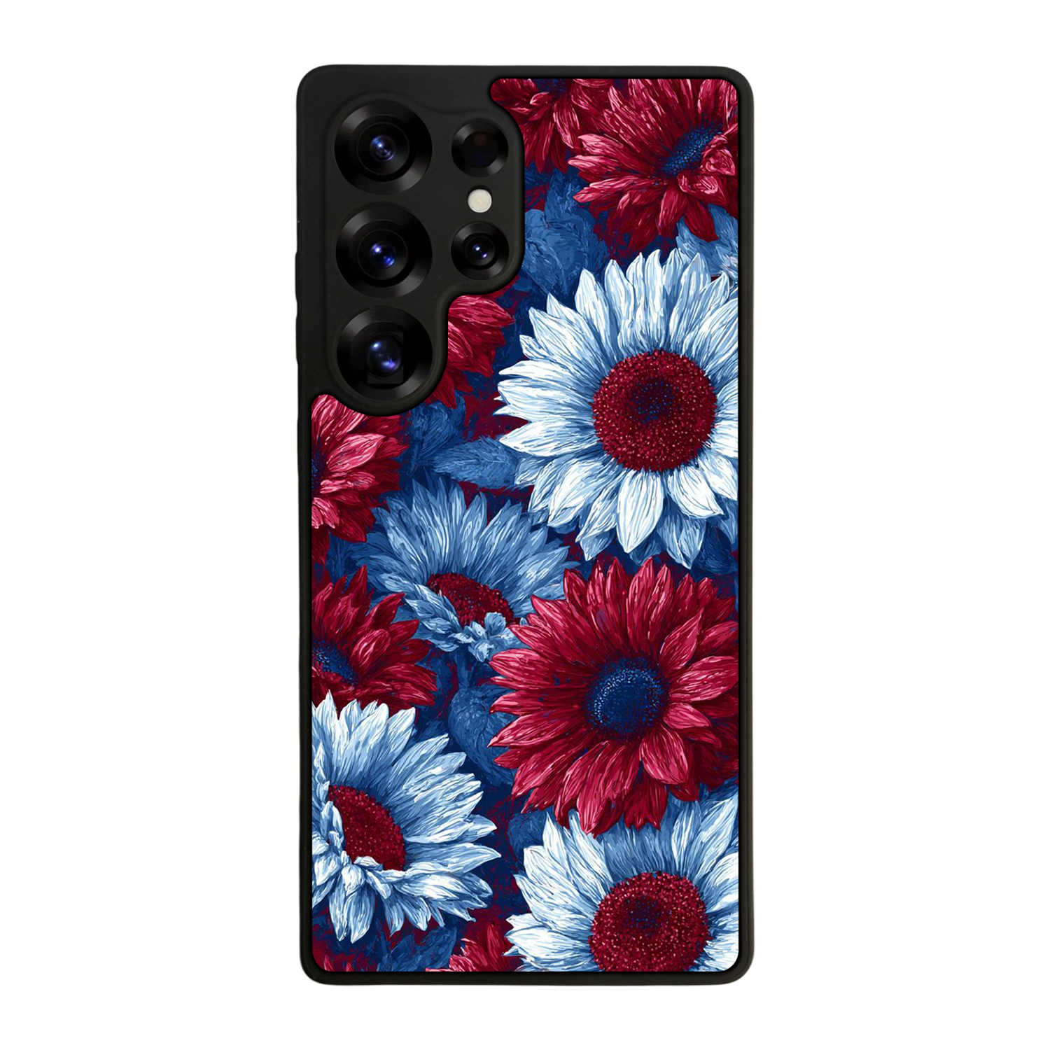 Samsung Galaxy S25 Ultra Uyumlu Cicek Tasarımlı Glossy Premium Kılıf