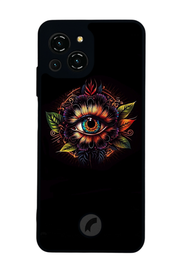 Reeder S23 Pro Max Uyumlu Göz Tasarımlı Glossy Premium Kılıf