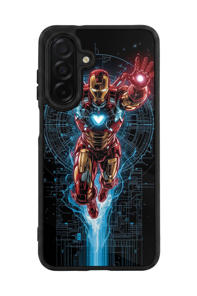 Samsung Galaxy A56 Uyumlu Iron Man ( Demir Adam ) Tasarımlı Glossy Premium Kılıf