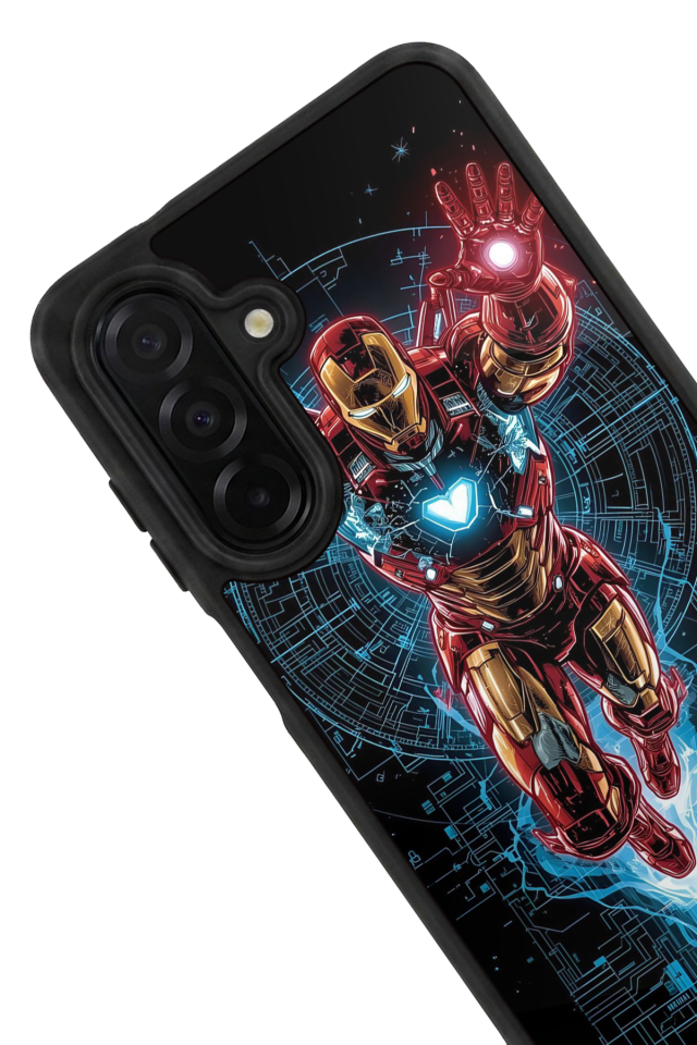 Samsung Galaxy A56 Uyumlu Iron Man ( Demir Adam ) Tasarımlı Glossy Premium Kılıf