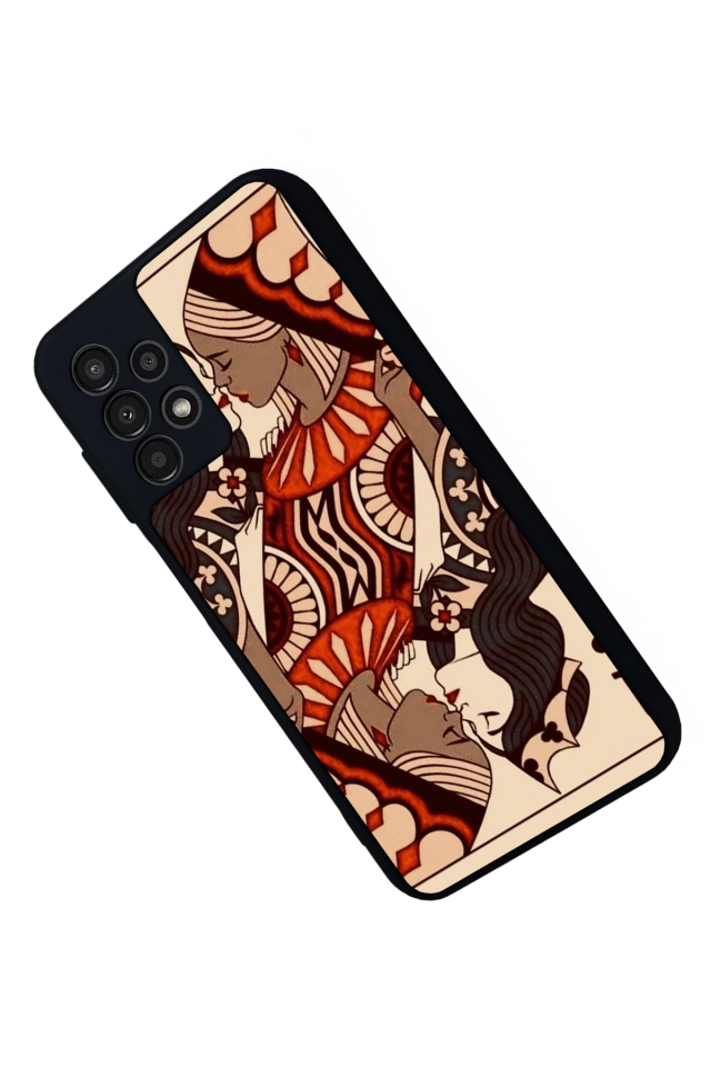 Samsung Galaxy A13 Uyumlu Kalp Love Tasarımlı Glossy Premium Kılıf