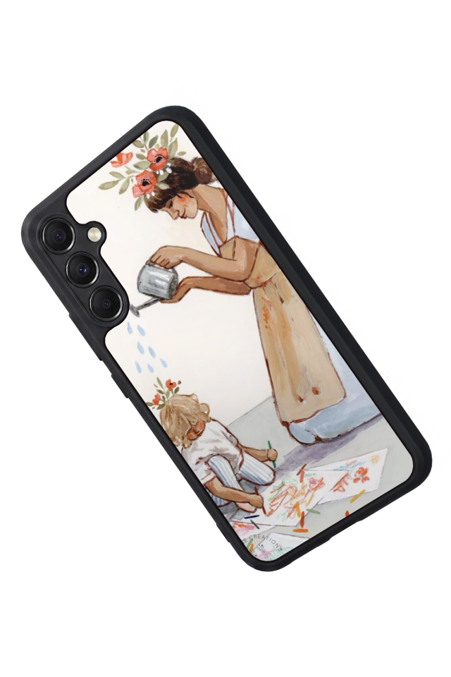 Samsung Galaxy M34 Uyumlu Kalp Love Tasarımlı Glossy Premium Kılıf